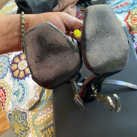 FINAL PRICE!!! Size 41.5 YSL Opyum Brown Leather Heels - Picture 7 of 7